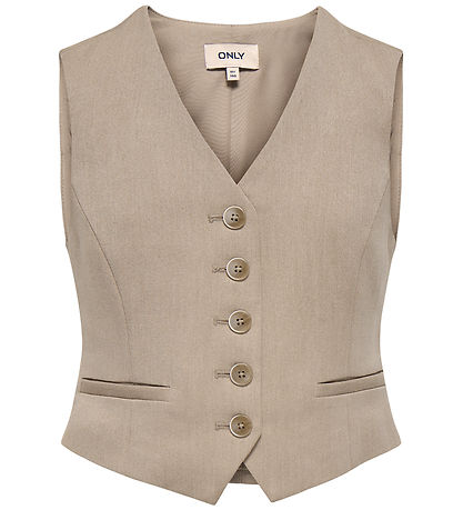 Only Gilet Ragazza KOGHATTIE-IRIS WAISTCOAT Taupe - 15374564