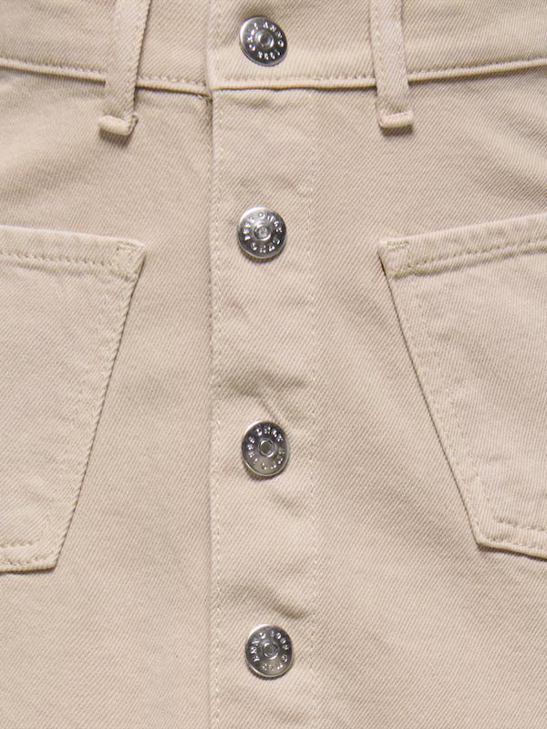 Only Minigonna Ragazza KOGAMAZING COL Jeans Beige - 15372347
