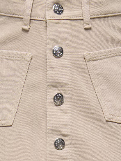 Only Minigonna Ragazza KOGAMAZING COL Jeans Beige - 15372347