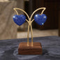 Stile Donna Bags - Blue Rhinestone Heart Earrings