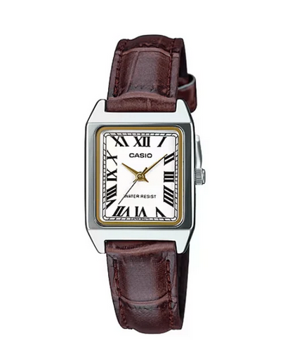 Casio LTP-V007L-7B2 – Orologio da Donna Classico con Cinturino in Pelle marrone