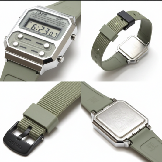 Orologio Casio A100WEF-3A Digitale Vintage Unisex