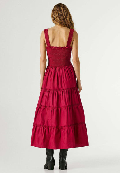Pepe Jeans Vestito Donna Avril PL9537822 Cranberry Pink