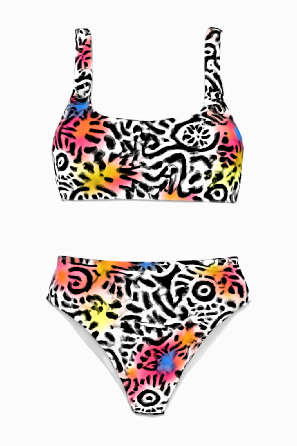 Arena Bikini Bralette Ragazza Graffiti 011031-150 Multicolore | Mare PE26