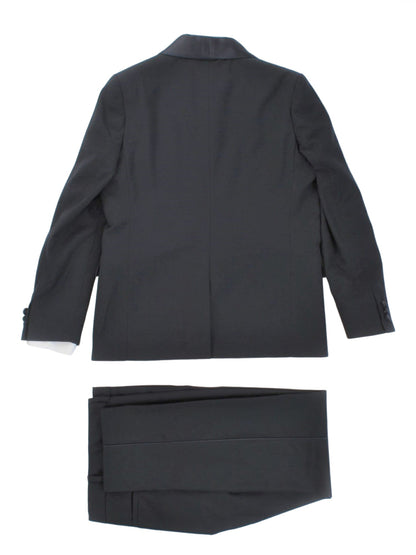 Brando completo elegante giacca camicia pantaloni nero