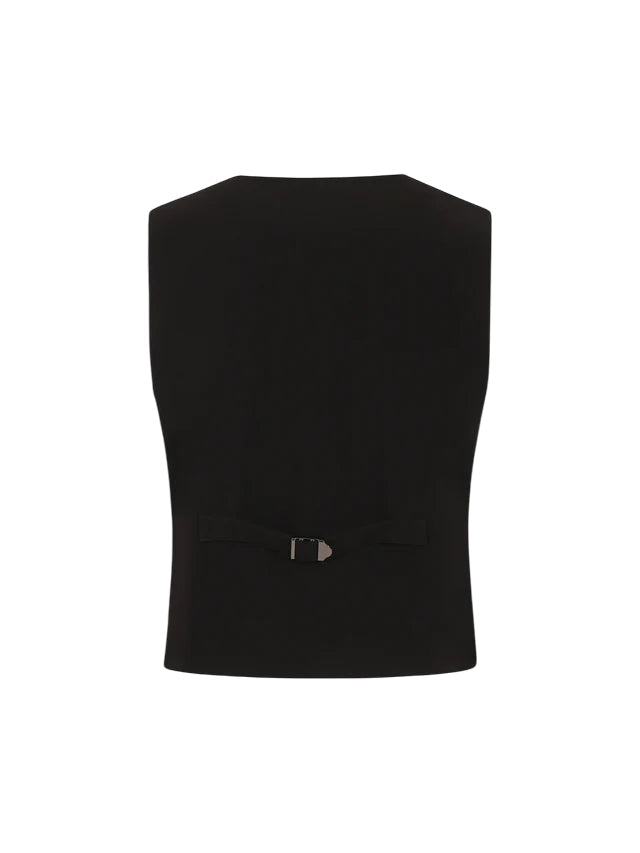 John Richmond gilet doppiopetto Umben nero