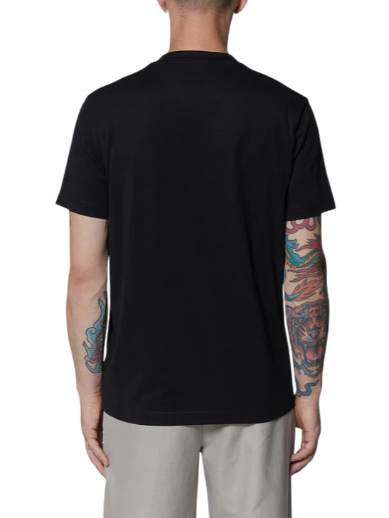 John Richmond short-sleeved T-shirt with embroidered logo Husillo black