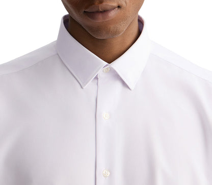 Liu Jo white long-sleeve slim-fit stretch fabric shirt