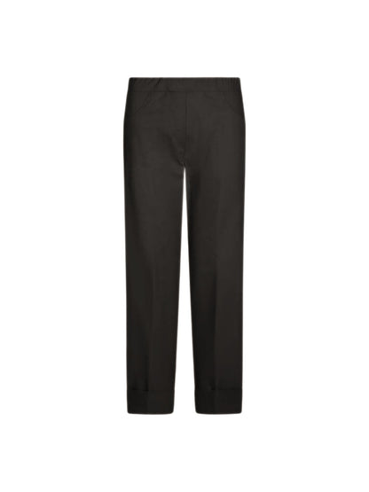 Lola by Sandro Ferrone pantaloni in tessuto stretch nero