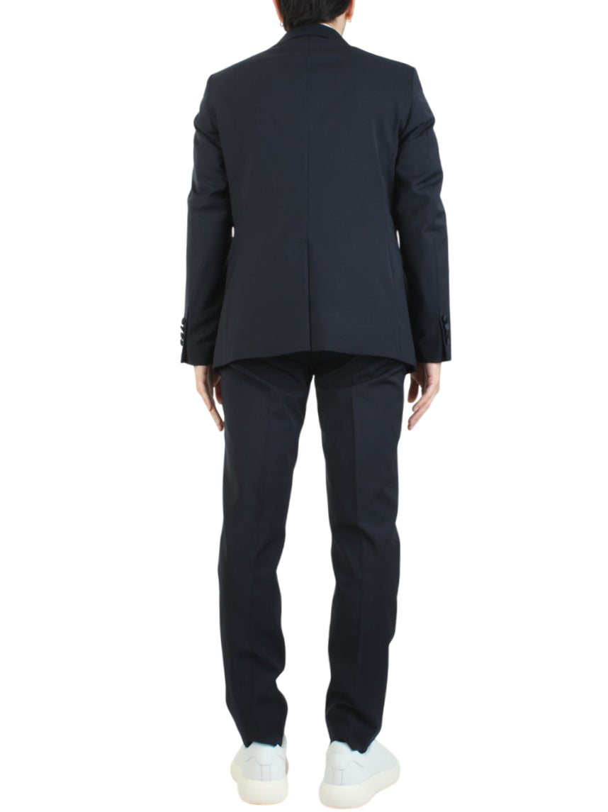 Mulish men's single-breasted blue suit