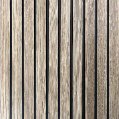 Pannello Murale in PVC con Doghe Effetto Legno 3D