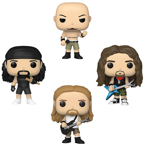 Funko Pop! Rocks Pantera – Philip Anselmo Vinnie Paul Dimebag Darrell Rex Brown