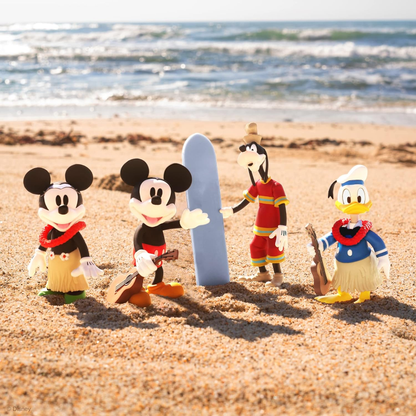 Super7 Disney Mickey & Friends "Donald" Duck Paperino Hawaii Reaction Figure 9Cm