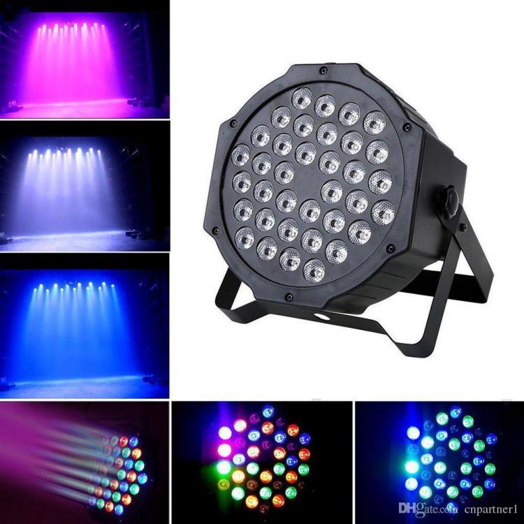 RGB-PAR-Strahler 54 LEDs hohe Helligkeit DMX 512 Stroboskop Wash programmierbar Diskothek