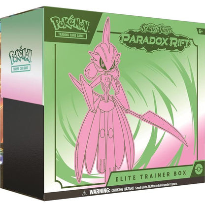 Pokemon Top-Trainer-Box Paradoxrift (Eisenkrieger) Karten - Eng