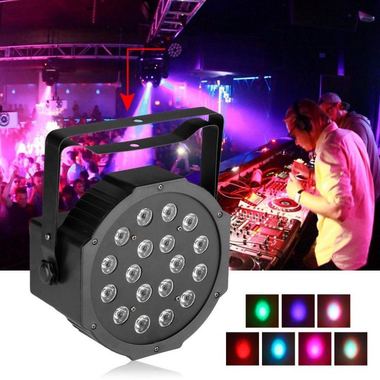 Faro Par Rgb 36 Led Alta Luminosita Dmx 512 Strobo Wash Programmabile Discoteca