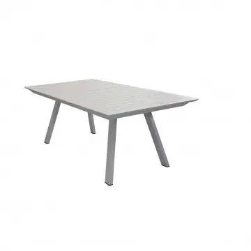 Tavolo rettangolare Zante allungabile 200/300 x 110 in alluminio