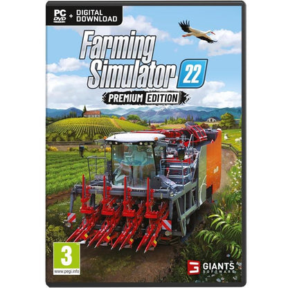 Farming Simulator 22 Premium Edition Pc Dvd + Digital Download Italiano Nuovo