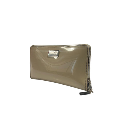 Portafoglio Mini PVC Beige Lucido