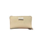 Portafoglio Mini PVC Beige Lucido
