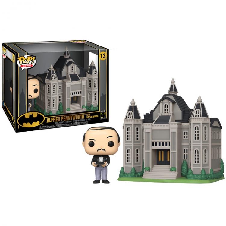 Funko Pop! Town The Batman Alfred Pennyworth mit Wayne Manor 13 Vinylfigur