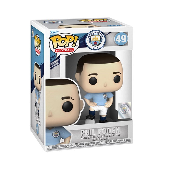 Funko Pop ! Football Manchester City -  (49) Phil Foden Figure Vinyl England 9Cm