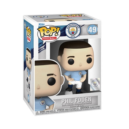 Funko Pop ! Football Manchester City -  (49) Phil Foden Figure Vinyl England 9Cm