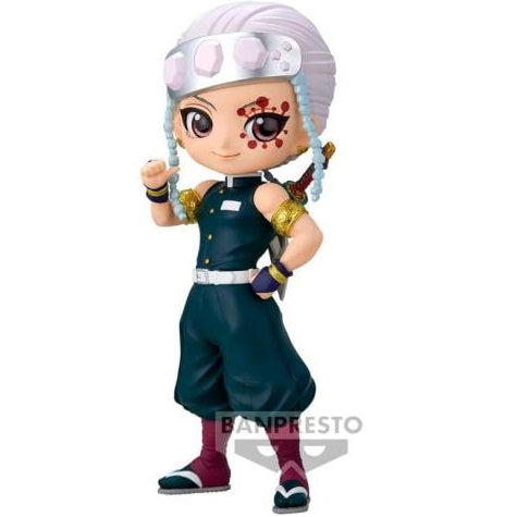 BANPRESTO Q POSKET DEMON SLAYER - TENGEN UZUI VERSION A FIGURE MÄDCHENHAAR ROSA