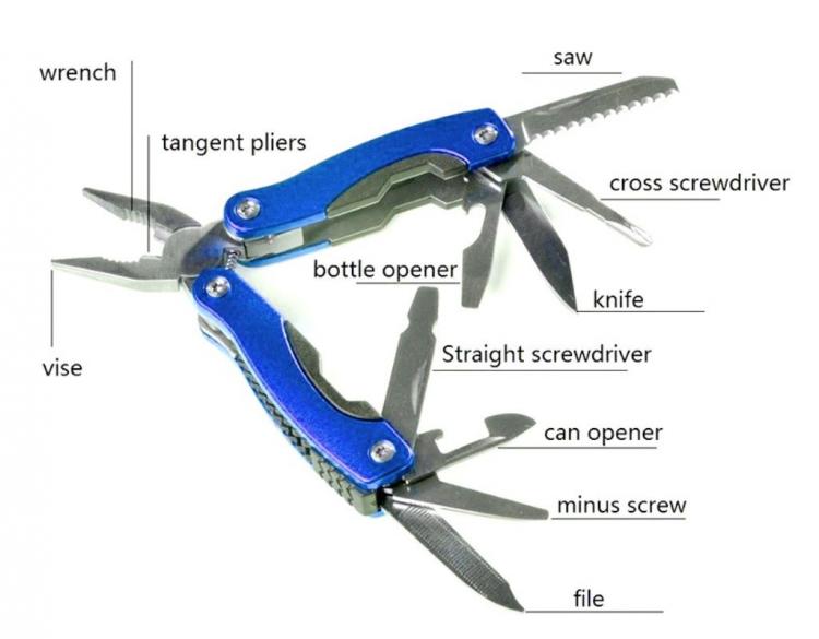 Multifunktionszange Schweizer Taschenmesser Klappbares Campingwerkzeug