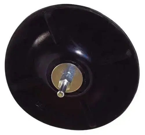 Gummistützteller D.125 Schaft 6 mm
