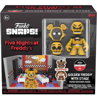 Funko Snaps! Five Nights At Freddy'S (Fnaf) Spielset: Golden Freddy mit Bühne
