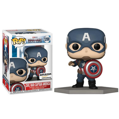 Funko ! Pop Marvel Studios Civil War (1200) - Captain America Vinyl Figure 9Cm