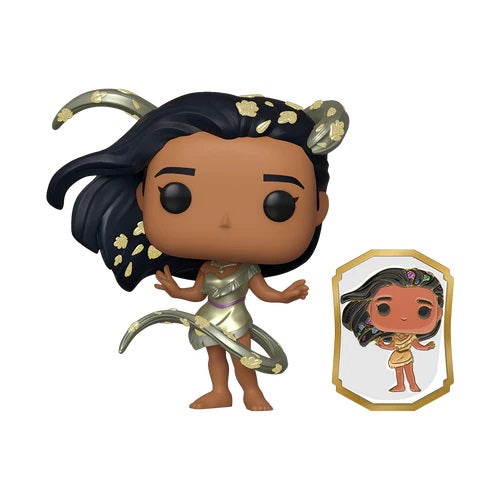 Funko Pop Disney Prinzessin – Pocahontas (1077) Vinyl Exklusiv Prinzessin mit Pin