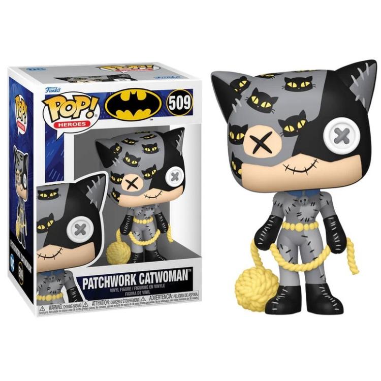 Funko Pop! DC Comics Heroes - (509) Patchwork Catwoman Vinyl Figur Statue 9cm