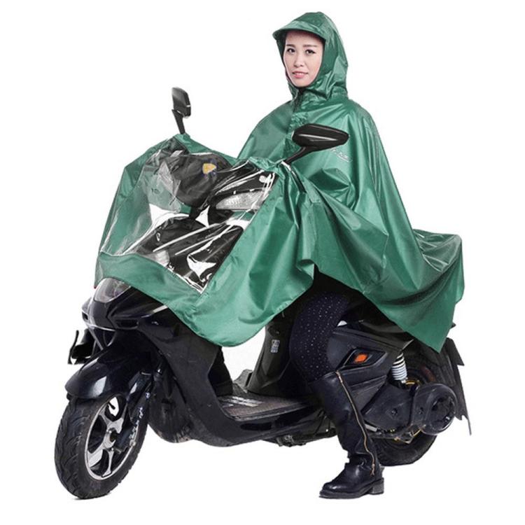 Regenjacke Poncho Umhang mit Visier Wasserdicht Regen Motorrad Roller