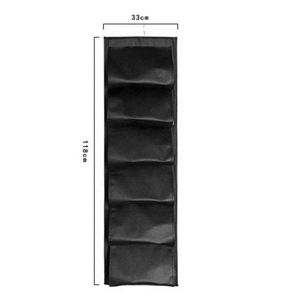 Schuhregal zum Aufhängen, 12 Fächer, Schlafzimmer, 360° drehbar, staubdicht