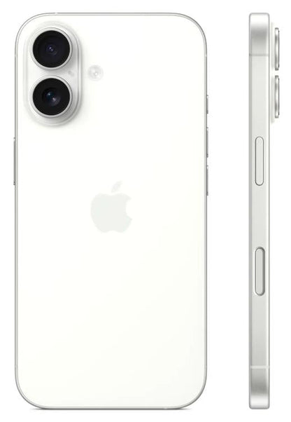 APPLE IPHONE 16 128GB  OLED 6.1" WHITE BIANCO EU MYE93SX/A - 12MP DUAL ESIM 5G