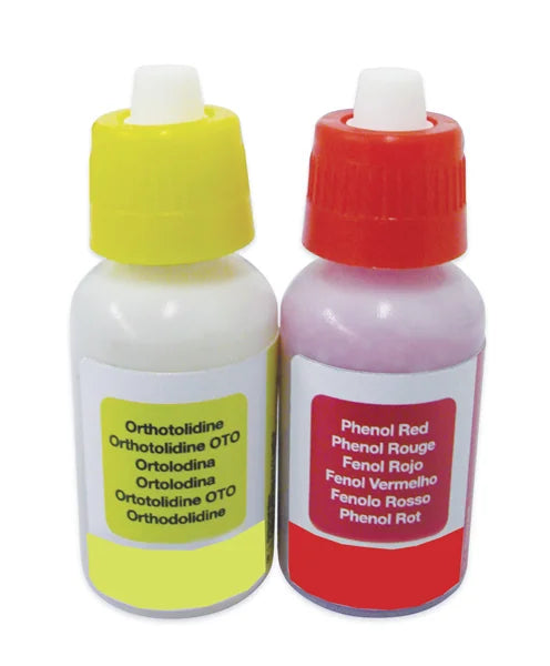 Reagenti per test liquido pH e cloro – Ricarica per tester piscine
