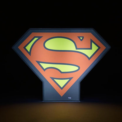 Paladone Box Light Marvel Superman 2D LED Lampe Super Man Offiziell 16cm