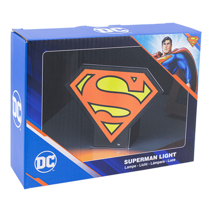 Paladone Box Light Marvel Superman 2D LED Lampe Super Man Offiziell 16cm