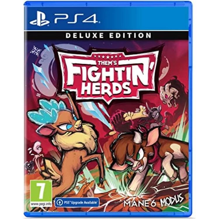 Them's Fightin' Herds Deluxe Edition PS4 Videospiel Playstation 4 EU ITA Up PS5