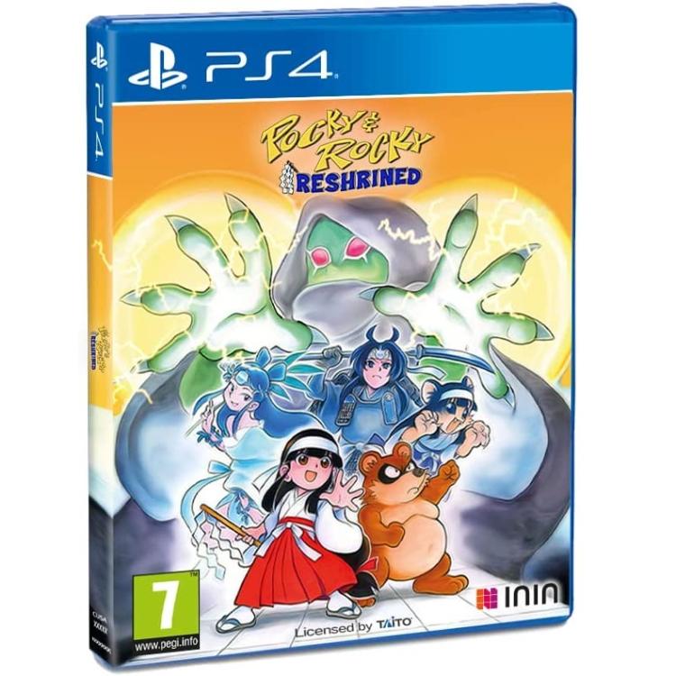 Pocky & Rocky Reshrined PS4 Videospiel Playstation 4 EU Italienisch Neu Versiegelt