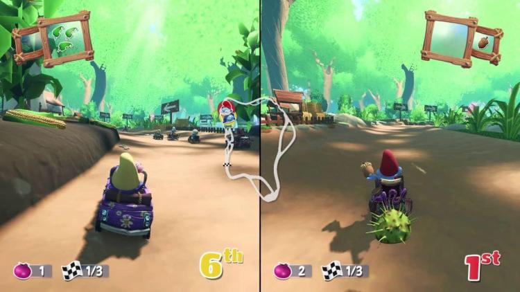 Puffi Kart Nintendo Switch Videospiel Switch EU Italienisch Spiel Neu Versiegelt