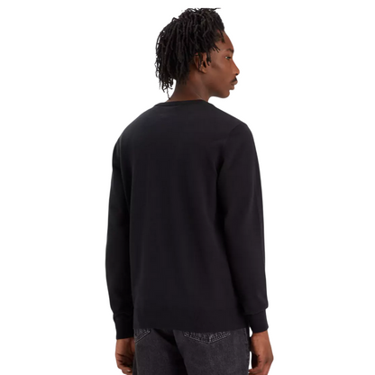 Levi's maglia girocollo da uomo Lightweight Housemark A72070001 nero