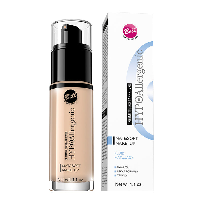 HypoAllergenic Mat & Soft Make Up Fondotinta Opaco 30 gr