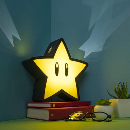 Paladone Super Mario Super Star Leuchte BDP Kunststoff Mehrfarbig