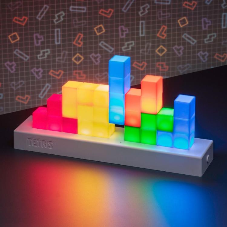 Paladone Tetris Icons Lampe Mehrfarbig Kunststoff 3D Gaming Modern LED RGB