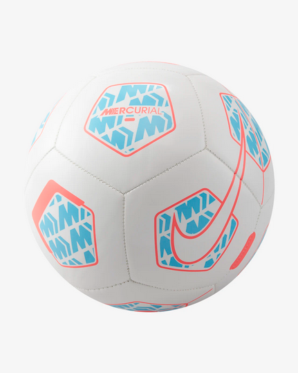 Pallone Calcio Nike Mercurial Fade Taglia 5 Bianco Blu