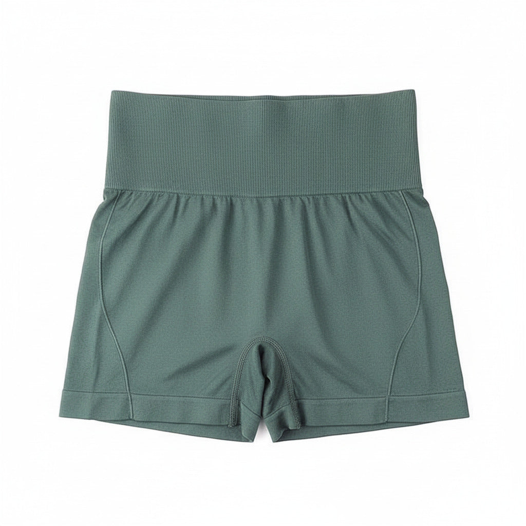 Pantaloncini Donna Vita Alta Yoga e Running Elasticizzati