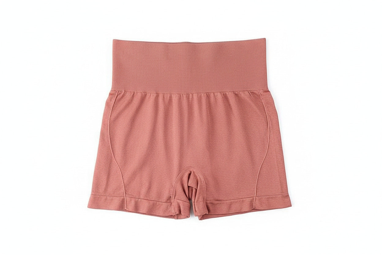 Pantaloncini Donna Vita Alta Yoga e Running Elasticizzati